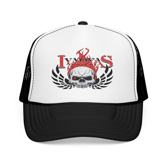 Embroidered Foam Trucker Hat, Stylish Cap for Outdoor Adventures, Perfect for AO's, Gifting, or Casual Wear Printify