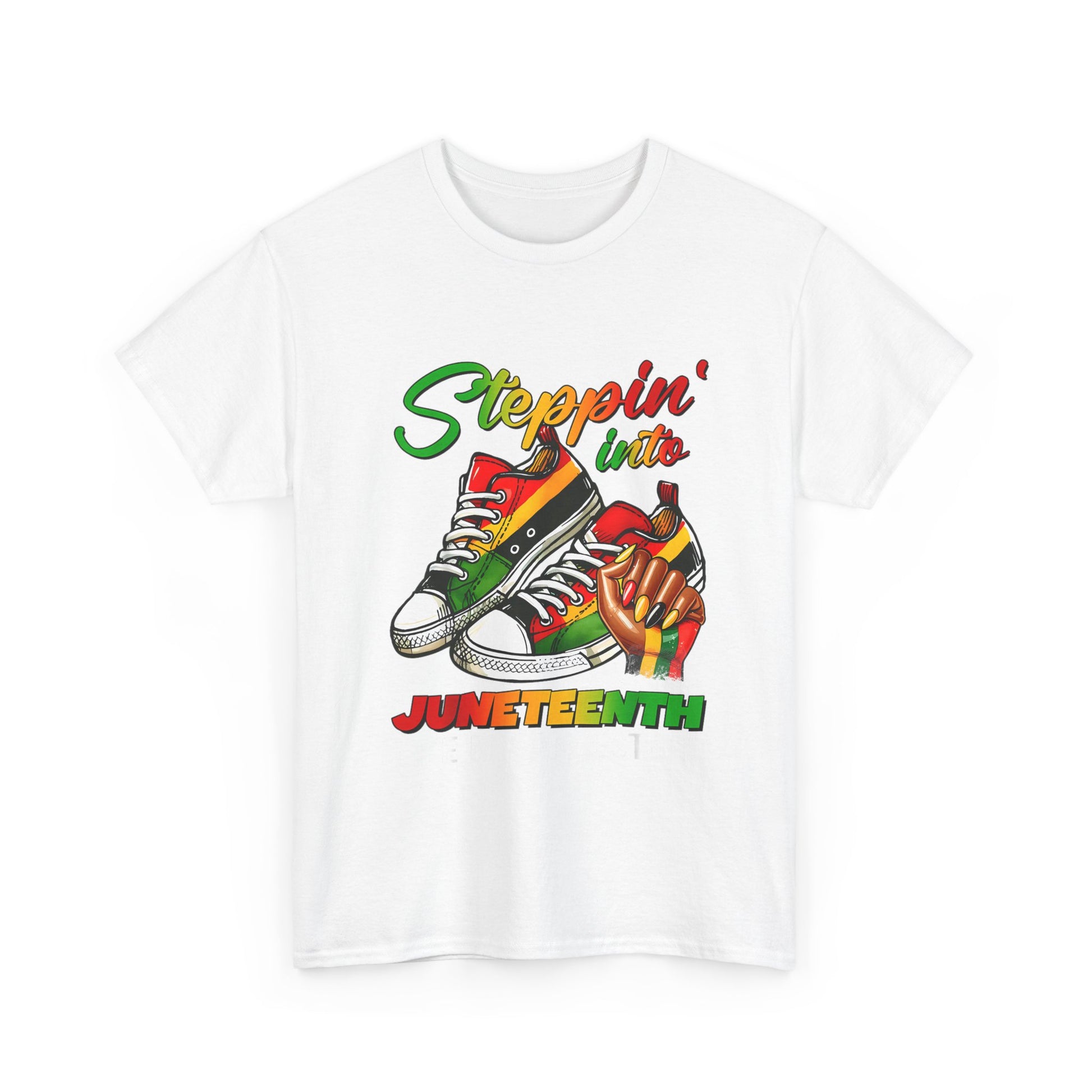 Juneteenth Celebration Tee, Unisex Heavy Cotton Tee, Black History Month Shirt, Casual Streetwear, Family Gathering Fashion - Nineteen 29 Kustom