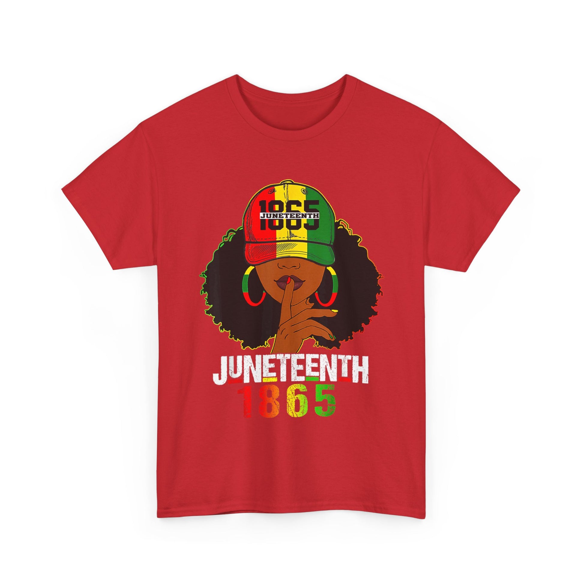 Vintage Afrocentric Unisex Tee, Rastafarian Style T-Shirt, 1865 Design, Black Culture Apparel, Gift for Cultural Celebrations - Nineteen 29 Kustom
