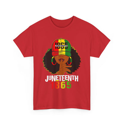 Vintage Afrocentric Unisex Tee, Rastafarian Style T-Shirt, 1865 Design, Black Culture Apparel, Gift for Cultural Celebrations - Nineteen 29 Kustom