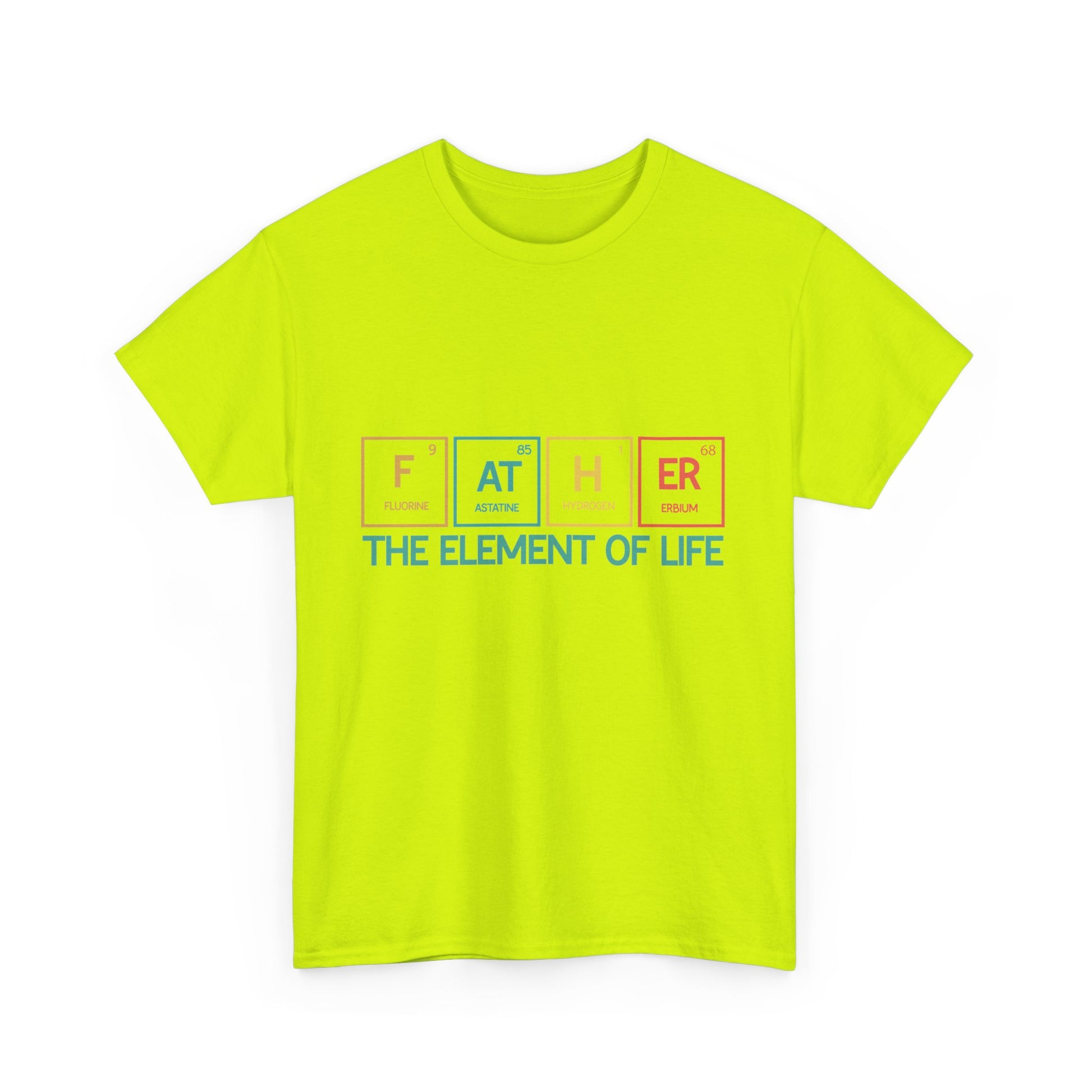 Father Element of Life Unisex Heavy Cotton Tee, Gift for Dad, Father's Day Tee, Family Gathering Shirt, Casual Wear - Nineteen 29 Kustom