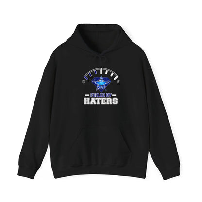 Fueled by Haters Hoodie — Diamond Gauge Graphic Pullover Printify
