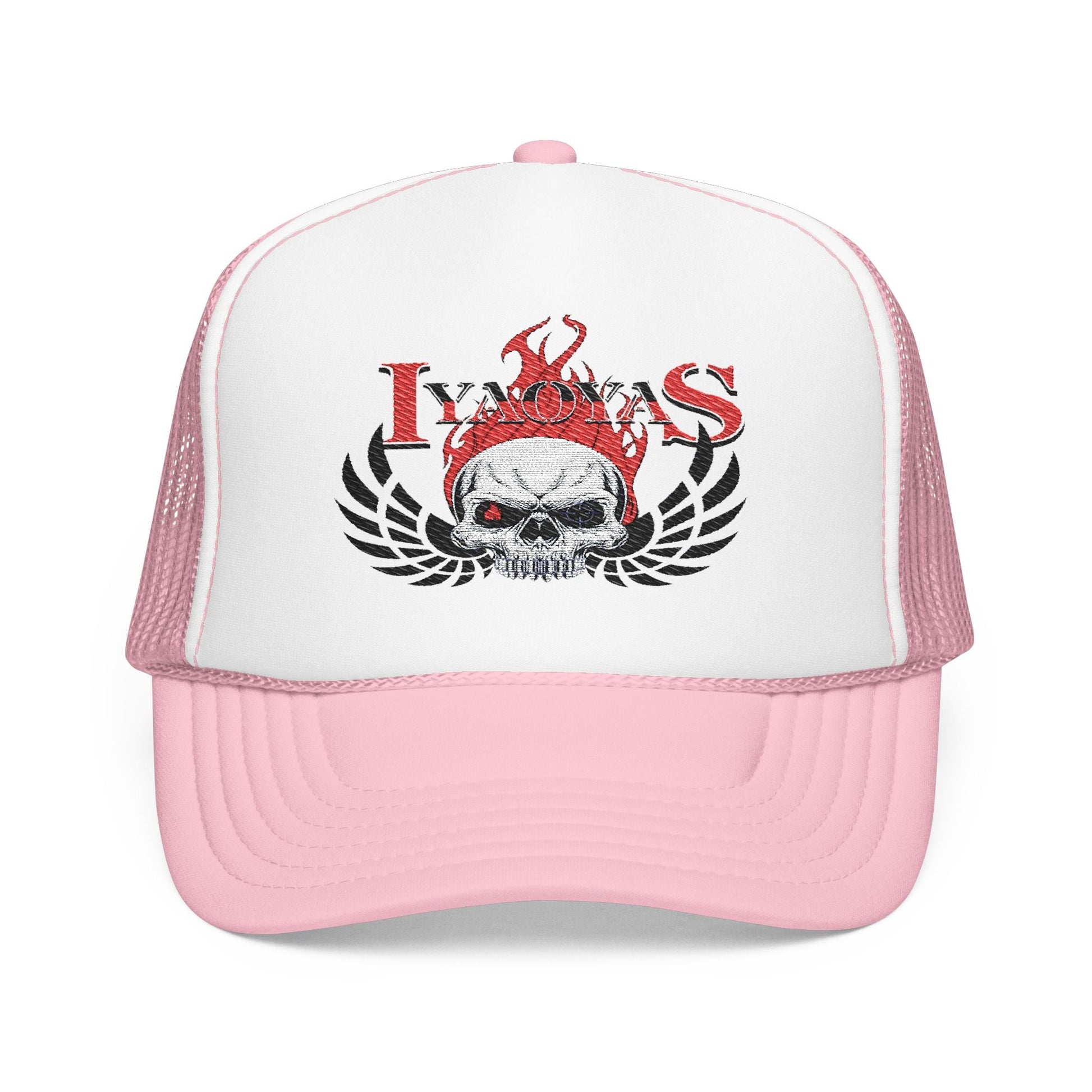 Embroidered Foam Trucker Hat, Stylish Cap for Outdoor Adventures, Perfect for AO's, Gifting, or Casual Wear Printify