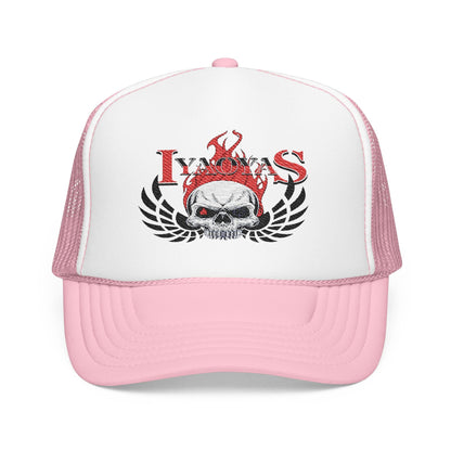 Embroidered Foam Trucker Hat, Stylish Cap for Outdoor Adventures, Perfect for AO's, Gifting, or Casual Wear Printify