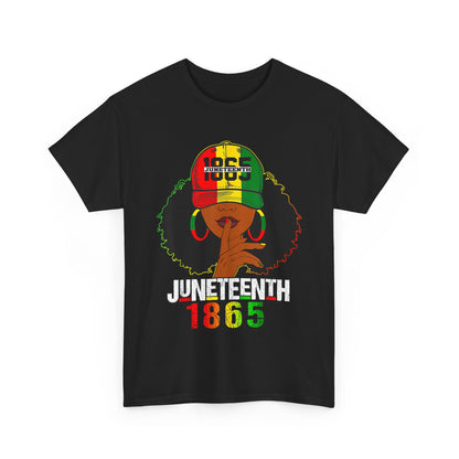 Vintage Afrocentric Unisex Tee, Rastafarian Style T-Shirt, 1865 Design, Black Culture Apparel, Gift for Cultural Celebrations - Nineteen 29 Kustom