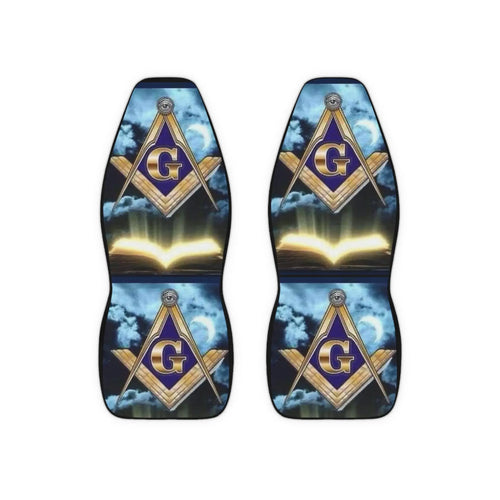 Masonic Polyester Car Seat Covers Printify