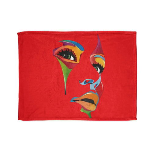 Ultra Cozy Polyester Throw Blanket Printify