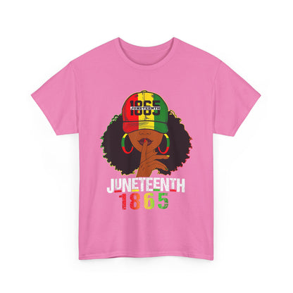 Vintage Afrocentric Unisex Tee, Rastafarian Style T-Shirt, 1865 Design, Black Culture Apparel, Gift for Cultural Celebrations - Nineteen 29 Kustom