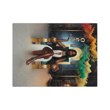 OES Queen Velveteen Microfiber Blanket — Soft Royal - themed Throw for Comfort & Gifts - Nineteen 29 Kustom