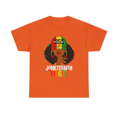 Vintage Afrocentric Unisex Tee, Rastafarian Style T-Shirt, 1865 Design, Black Culture Apparel, Gift for Cultural Celebrations - Nineteen 29 Kustom