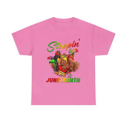 Juneteenth Heavy Cotton Tee, Celebrate Freedom, Black History Month Shirt, Unisex Graphic Tee, Perfect for Parties, Gifts - Nineteen 29 Kustom
