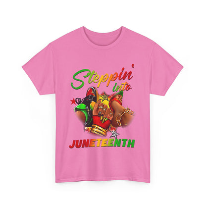 Juneteenth Heavy Cotton Tee, Celebrate Freedom, Black History Month Shirt, Unisex Graphic Tee, Perfect for Parties, Gifts - Nineteen 29 Kustom