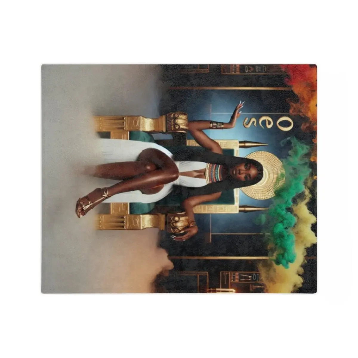 OES Queen Velveteen Microfiber Blanket — Soft Royal - themed Throw for Comfort & Gifts - Nineteen 29 Kustom