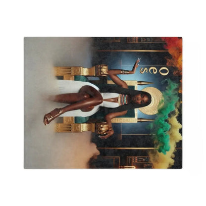 OES Queen Velveteen Microfiber Blanket — Soft Royal - themed Throw for Comfort & Gifts - Nineteen 29 Kustom