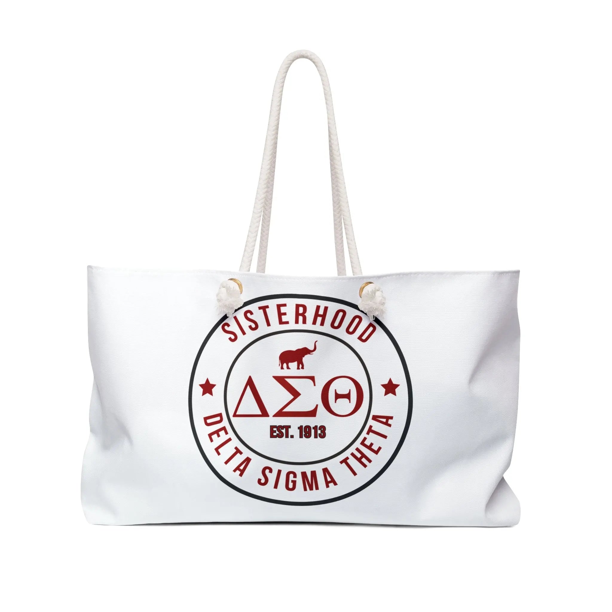 Delta Sigma Theta Sorority Weekender Bag - Sisterhood Gift & Travel Essential