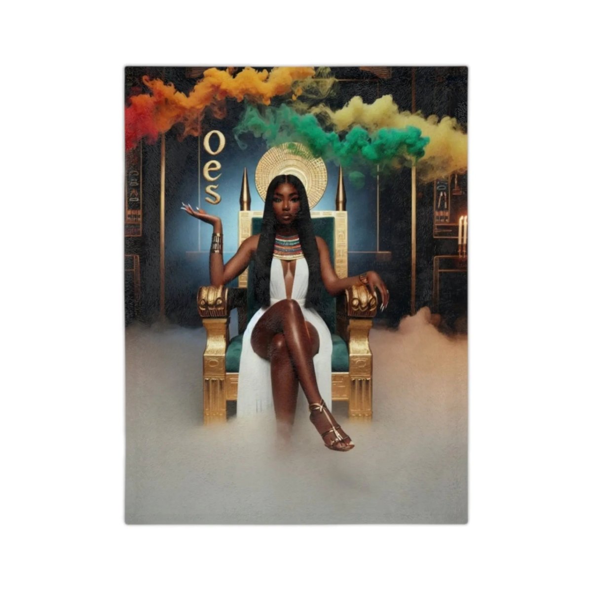 OES Queen Velveteen Microfiber Blanket — Soft Royal - themed Throw for Comfort & Gifts - Nineteen 29 Kustom