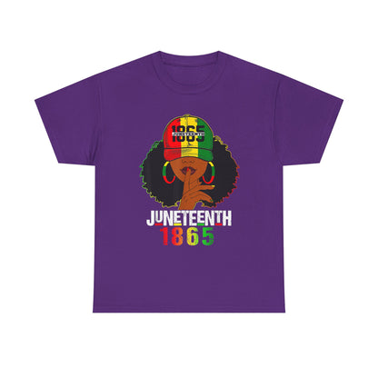 Vintage Afrocentric Unisex Tee, Rastafarian Style T-Shirt, 1865 Design, Black Culture Apparel, Gift for Cultural Celebrations - Nineteen 29 Kustom