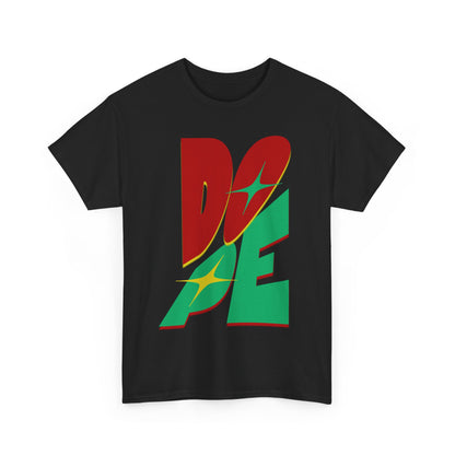 Dope Vibes Unisex Heavy Cotton Tee - Casual Streetwear, Graphic T-Shirt, Gift for Him, Gift for Her, Birthday Gift, Festival Wear - Nineteen 29 Kustom