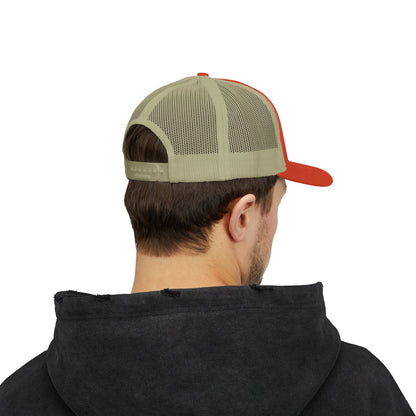 Snapback Trucker Cap, Trendy Hat for Outdoor Events, Gift for Sports Fans, Fun Accessory for Celebrations, Summer Style - Stylish Headwear, Printify