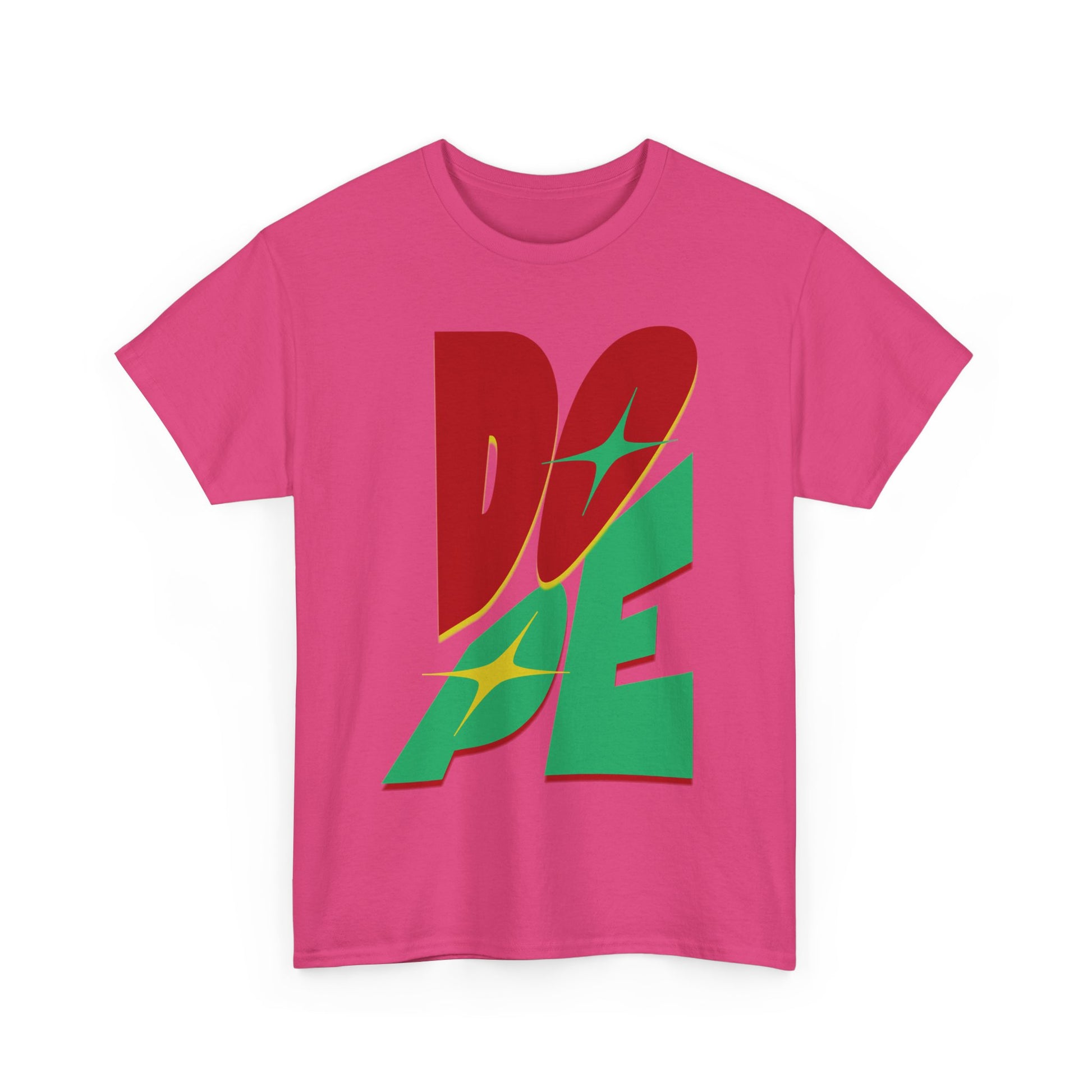 Dope Vibes Unisex Heavy Cotton Tee - Casual Streetwear, Graphic T-Shirt, Gift for Him, Gift for Her, Birthday Gift, Festival Wear - Nineteen 29 Kustom