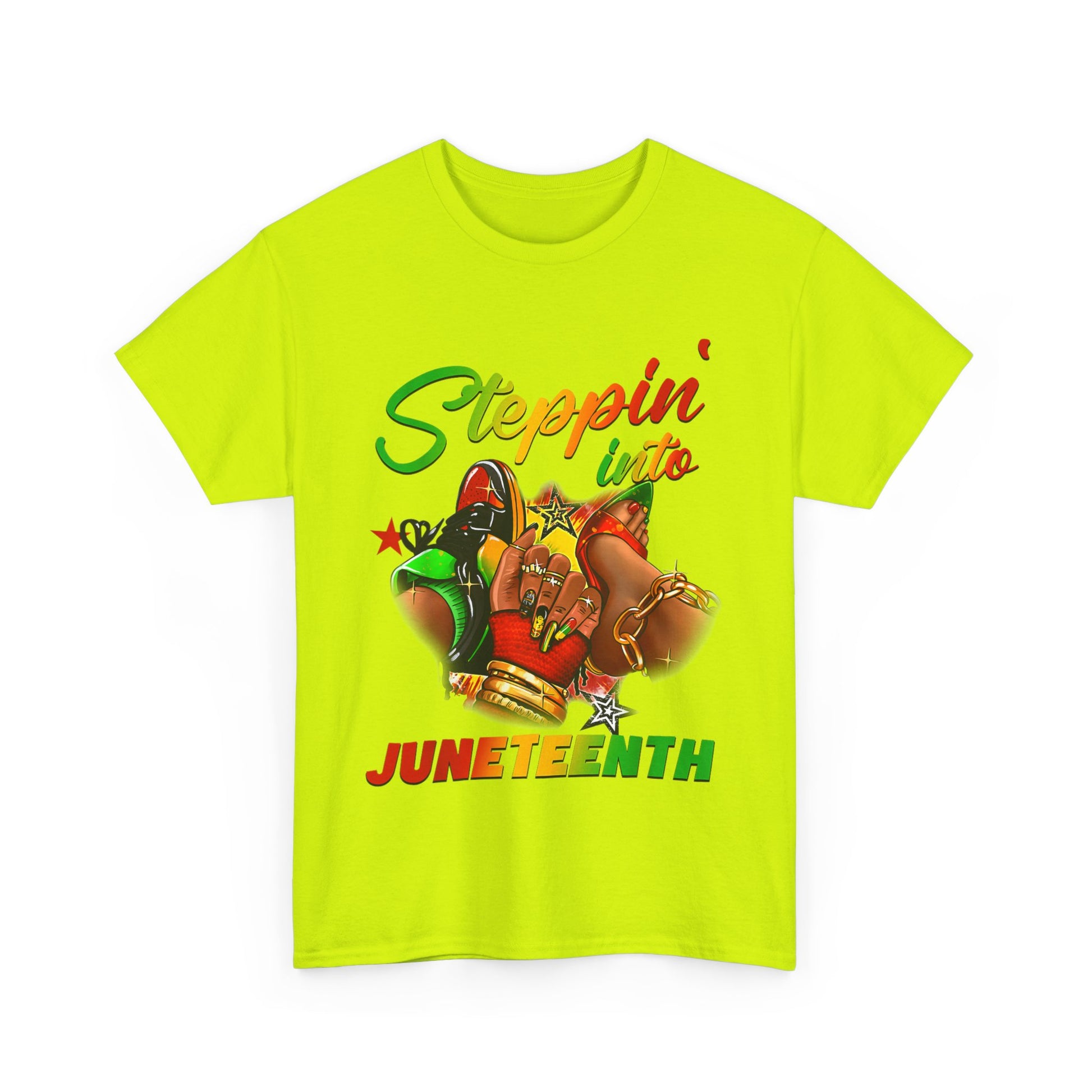 Juneteenth Heavy Cotton Tee, Celebrate Freedom, Black History Month Shirt, Unisex Graphic Tee, Perfect for Parties, Gifts - Nineteen 29 Kustom