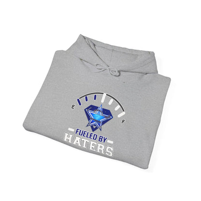Fueled by Haters Hoodie — Diamond Gauge Graphic Pullover Printify