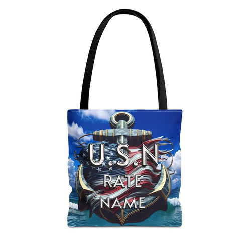 Navy Chief Tote: Stylish, Durable, Versatile - Perfect for Daily Use, Work, or Travel Printify