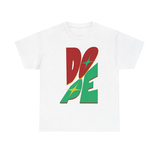 Dope Vibes Unisex Heavy Cotton Tee - Casual Streetwear, Graphic T-Shirt, Gift for Him, Gift for Her, Birthday Gift, Festival Wear Printify