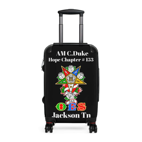 Personalized Eastern Stars Suitcase - Ideal OES Gift - Nineteen 29 Kustom