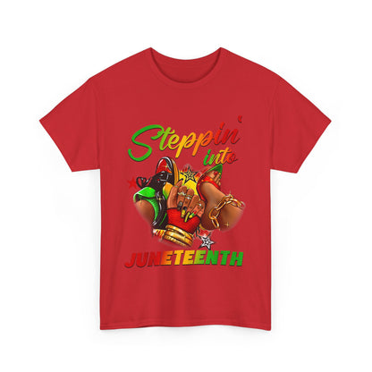 Juneteenth Heavy Cotton Tee, Celebrate Freedom, Black History Month Shirt, Unisex Graphic Tee, Perfect for Parties, Gifts - Nineteen 29 Kustom