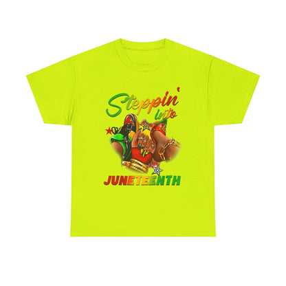 Juneteenth Heavy Cotton Tee, Celebrate Freedom, Black History Month Shirt, Unisex Graphic Tee, Perfect for Parties, Gifts - Nineteen 29 Kustom