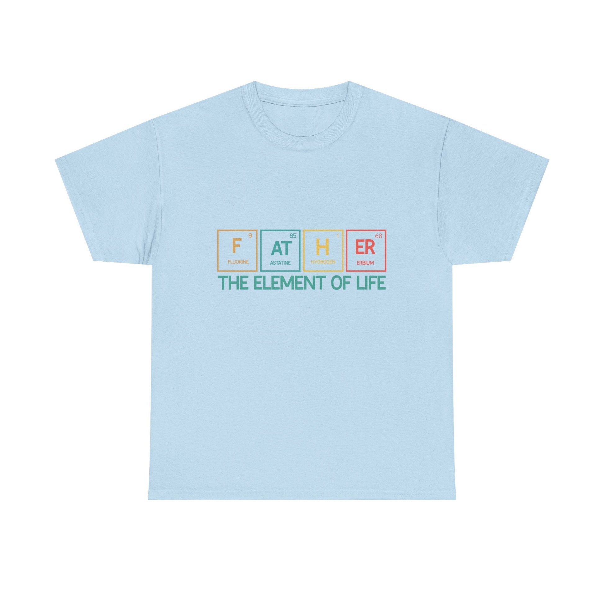Father Element of Life Unisex Heavy Cotton Tee, Gift for Dad, Father's Day Tee, Family Gathering Shirt, Casual Wear Printify