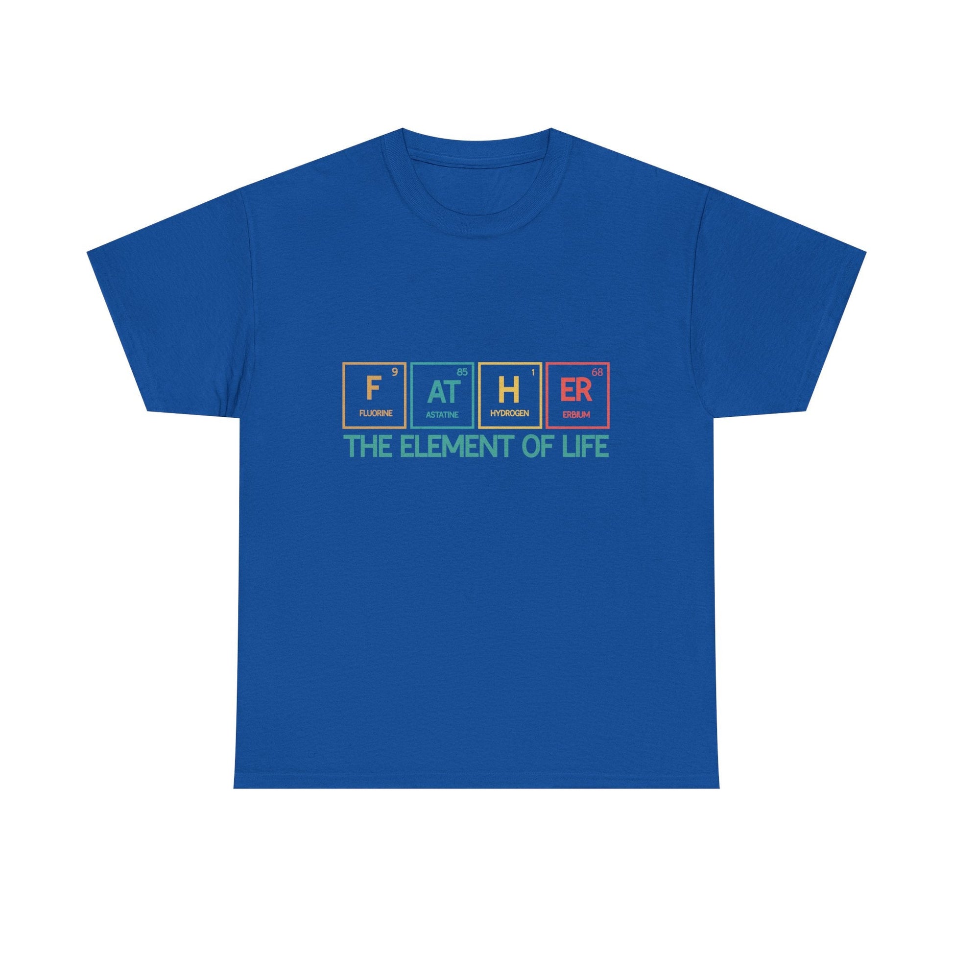 Father Element of Life Unisex Heavy Cotton Tee, Gift for Dad, Father's Day Tee, Family Gathering Shirt, Casual Wear Printify