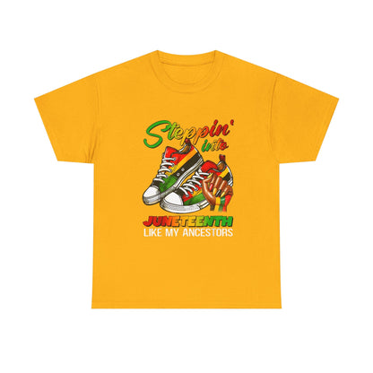Juneteenth Celebration Tee, Unisex Heavy Cotton Tee, Black History Month Shirt, Casual Streetwear, Family Gathering Fashion Printify