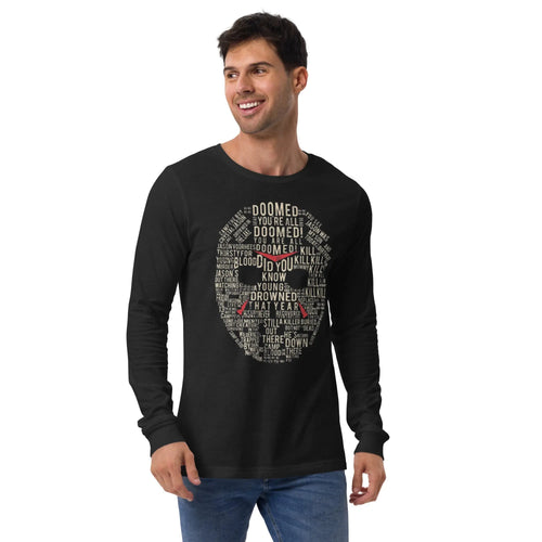 Jason Halloween mask Unisex Long Sleeve Tee - Nineteen 29 Kustom